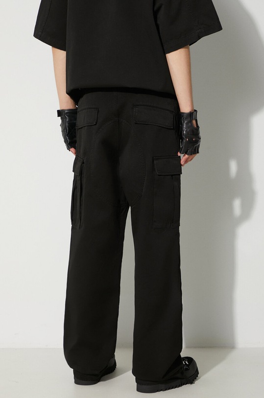 Дрехи Памучен панталон Heron Preston Vintage Wash Cargo Pants HMCF012F23FAB0031000 черен