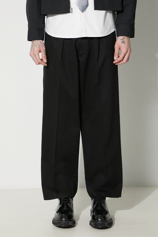 Human Made trousers Beach cotton black HM26PT001