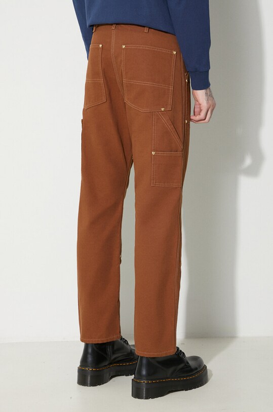 Abbigliamento Human Made pantaloni in cotone Duck Painter HM26PT012 marrone