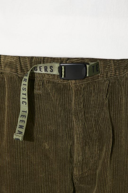 Hlače od samta Human Made Corduroy Easy HM26PT017 zelena
