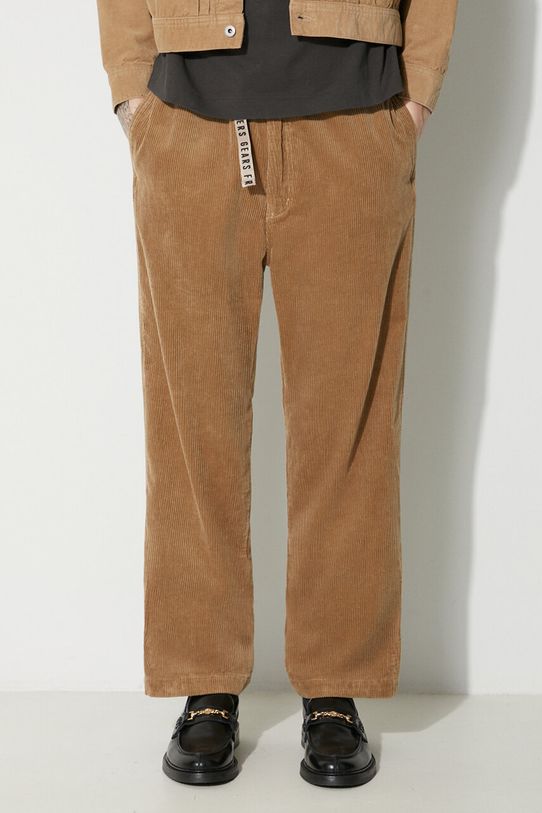 Human Made corduroy trousers Corduroy Easy cotton beige HM26PT017