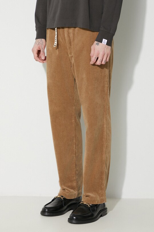 Human Made pantaloni de catifea cord Corduroy Easy bej HM26PT017