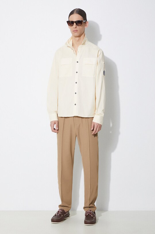 Needles spodnie W.U. Pant Cavalry Twill NS153 zielony SS24