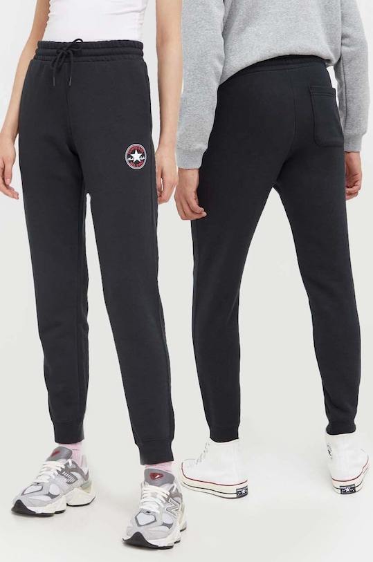 Converse spodnie dresowe dzianina czarny 10025420.A01