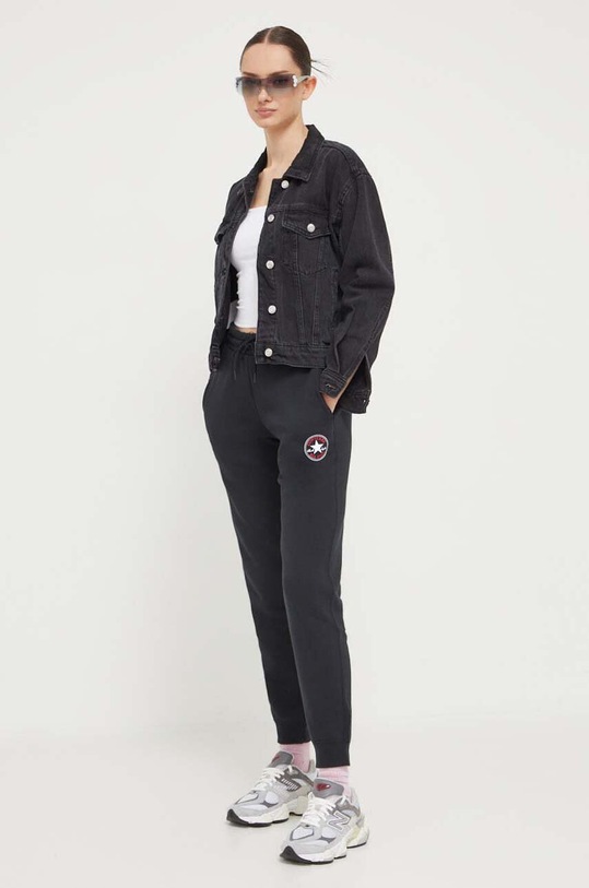 Converse spodnie dresowe 10025420.A01 czarny