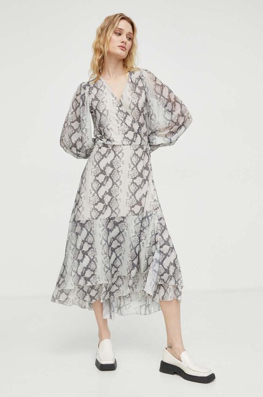 Сукня Bruuns Bazaar довгий бежевий BBW3497