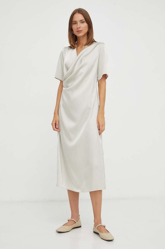 Bruuns Bazaar sukienka BBW3622 beżowy AW23