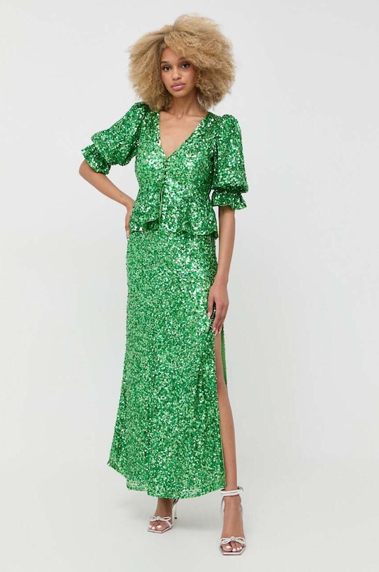 Notes du Nord rochie 13197 verde AW23