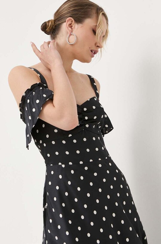 Φόρεμα Guess μαύρο W3YK94.WD8G2