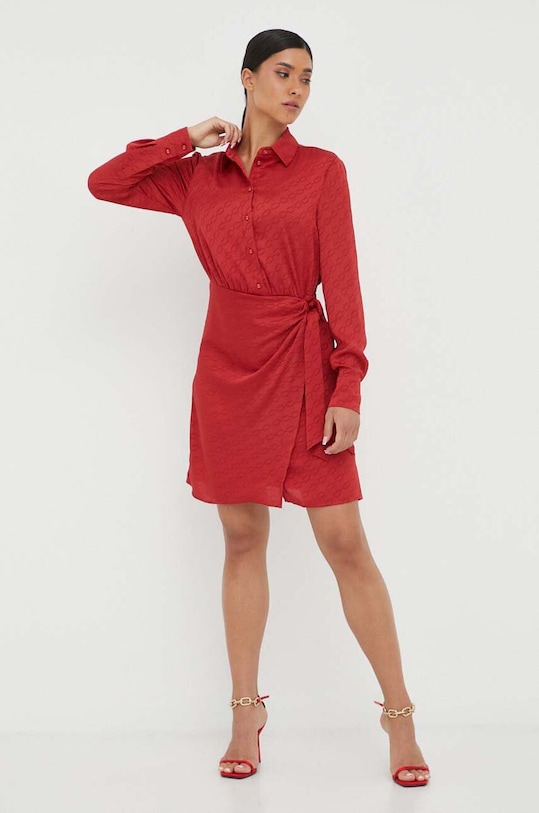 Guess sukienka casual czerwony W3YK41.WFJ72