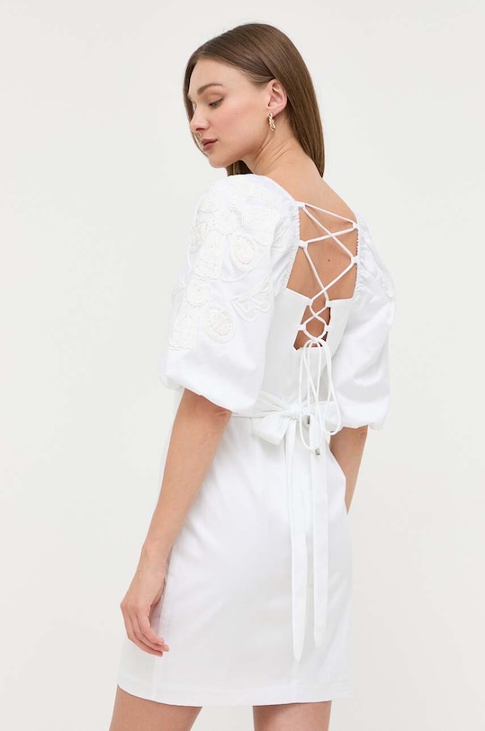 Îmbrăcăminte Guess rochie W3YK15.WAF10 alb