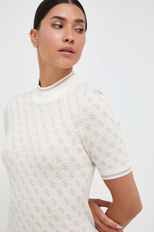 Šaty Guess LISE béžová W3YK39.Z37K0
