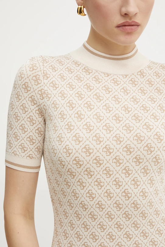 Φόρεμα Guess W3YK39.Z37K0 μπεζ