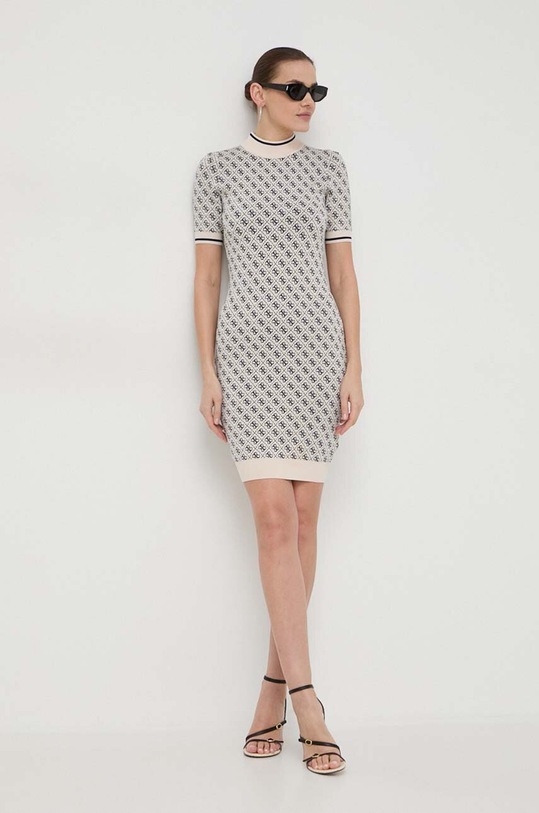 Φόρεμα Guess W3YK39.Z37K0 μπεζ SS25