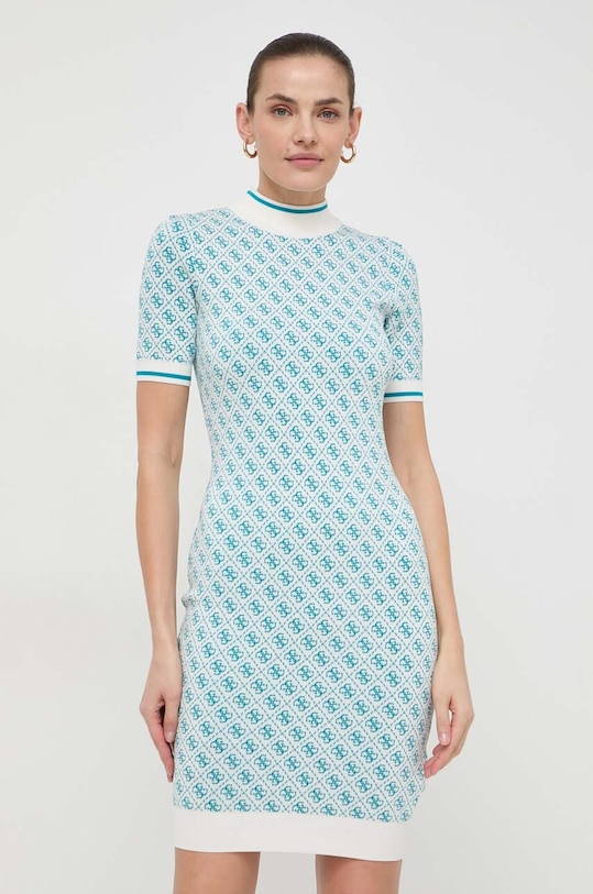 Šaty Guess LISE W3YK39.Z37K0 modrá SS25