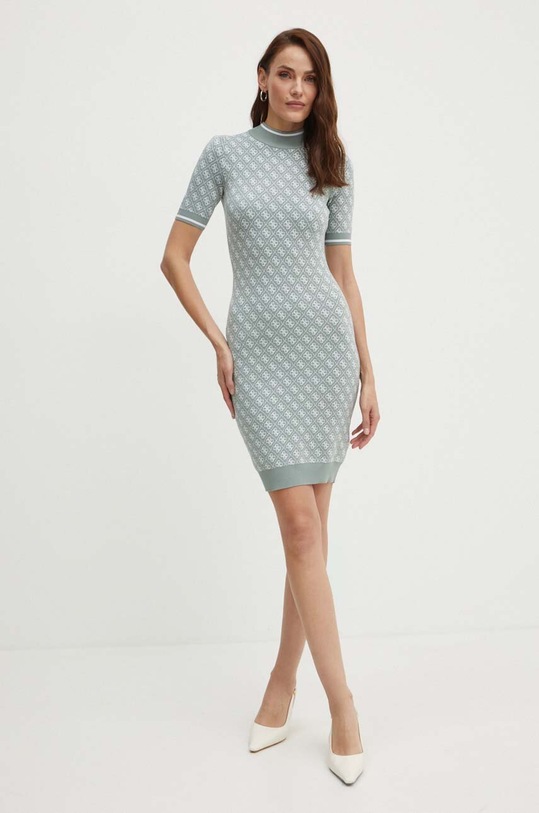 Šaty Guess W3YK39.Z37K0 zelená SS25