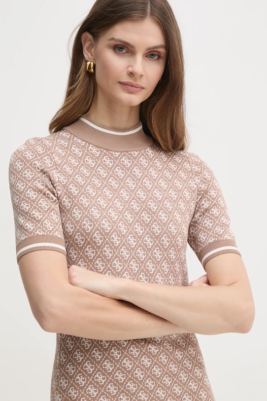 Šaty Guess béžová W3YK39.Z37K0