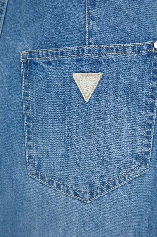 Φόρεμα τζιν Guess W3YK28.D52R1 μπλε