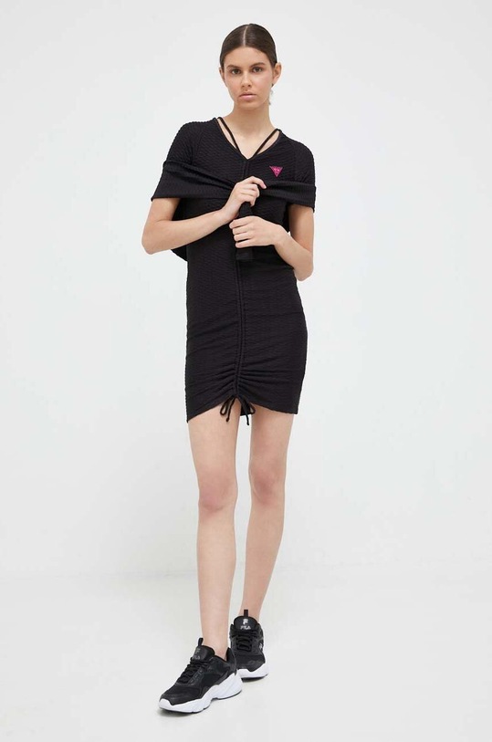Guess sukienka V3YK05.KBOA2 czarny AW23