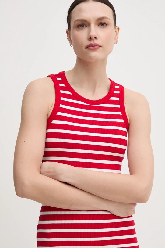 Šaty Tommy Hilfiger červená WW0WW38838