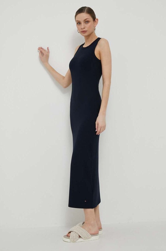 Tommy Hilfiger sukienka granatowy WW0WW38838