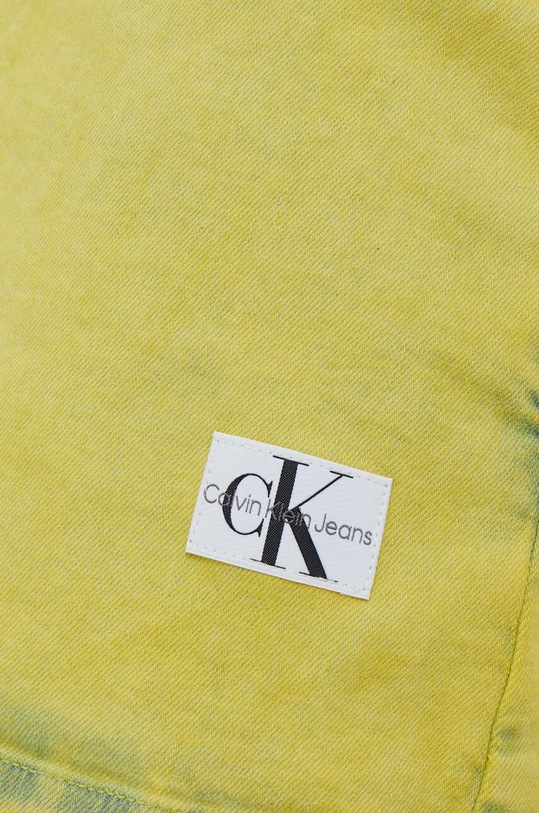 Φόρεμα τζιν Calvin Klein Jeans J20J221275 κίτρινο