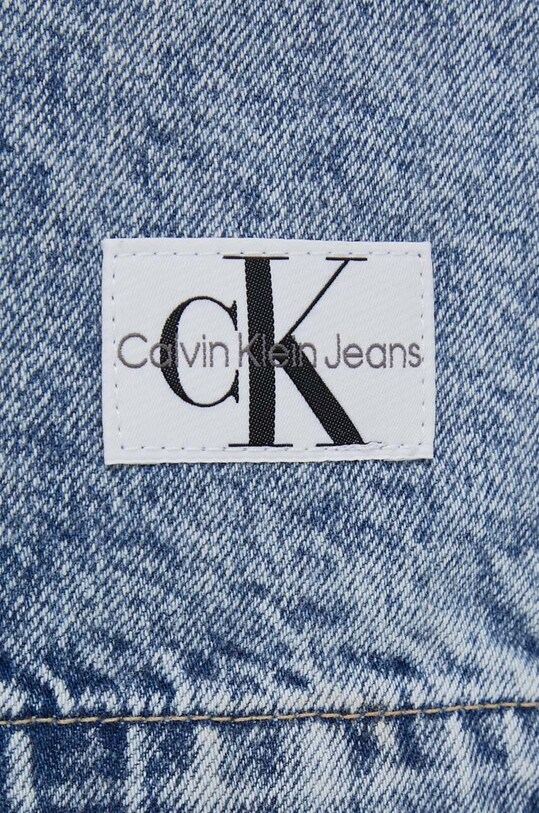 Calvin Klein Jeans sukienka jeansowa J20J221276 niebieski