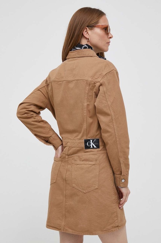 Одежда Джинсовое платье Calvin Klein Jeans J20J221283 коричневый