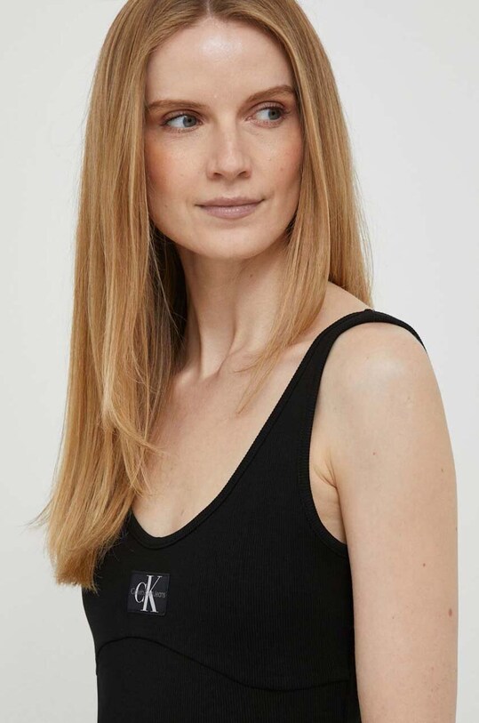 Calvin Klein Jeans sukienka J20J221400 czarny