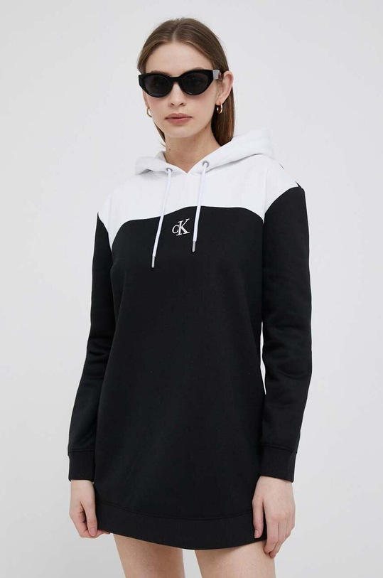 Calvin Klein Jeans ruha hosszú fekete J20J221410