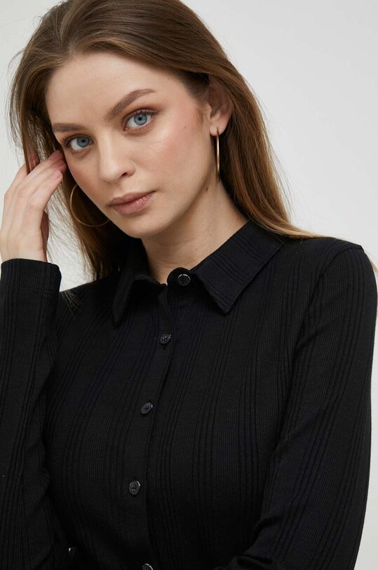Obleka Calvin Klein Jeans črna J20J221644