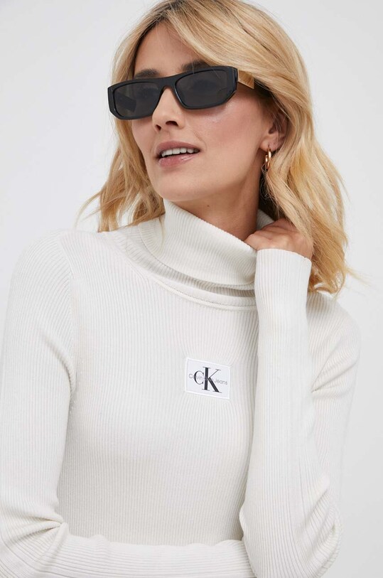 Φόρεμα Calvin Klein Jeans μπεζ J20J221690