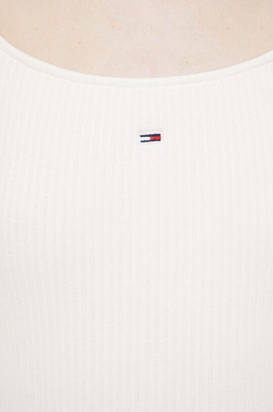 Tommy Jeans rochie DW0DW15873 bej