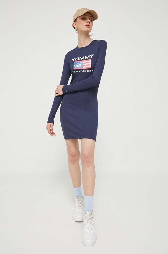 Сукня Tommy Jeans casual темно-синій DW0DW15889