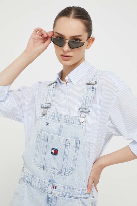 Φόρεμα τζιν Tommy Jeans μπλε DW0DW16072