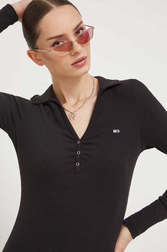 Tommy Jeans sukienka czarny DW0DW15880