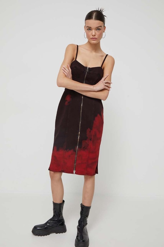 HUGO sukienka jeansowa 50495878 multicolor AW23