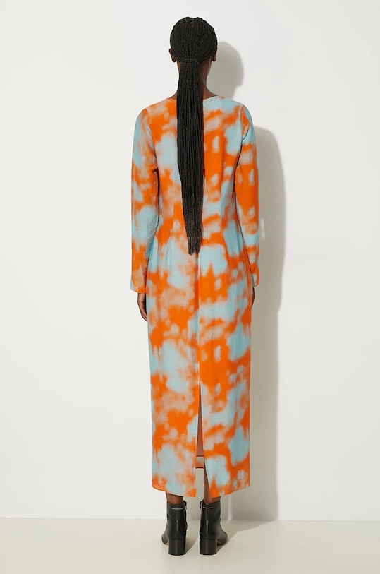 Odzież Samsoe Samsoe sukienka F23200088 pomarańczowy