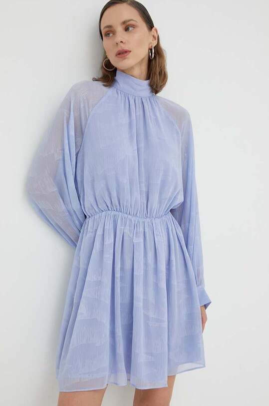 Φόρεμα Samsoe Samsoe casual μωβ F23200101