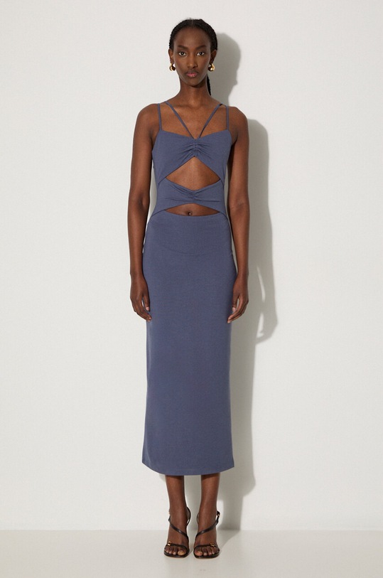 Samsoe Samsoe dress jersey blue F23200058