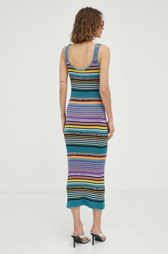 PS Paul Smith sukienka bawełniana W2R.311N.L31062 multicolor AW23
