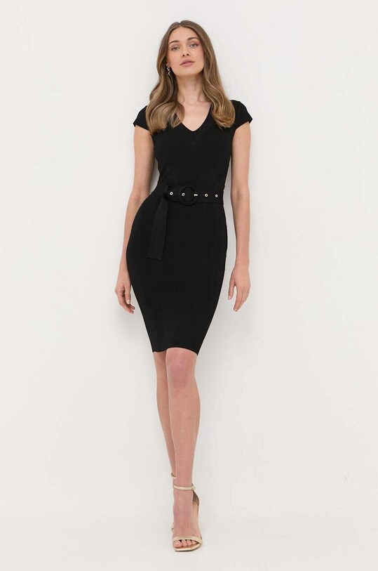 Φόρεμα Marciano Guess με ελαστάν μαύρο 3YGK97.5036Z