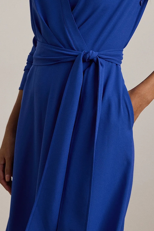 Lauren Ralph Lauren sukienka niebieski 250853337