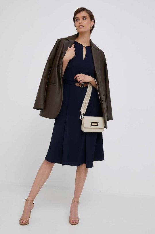 Платье Lauren Ralph Lauren 250909382 тёмно-синий AW24