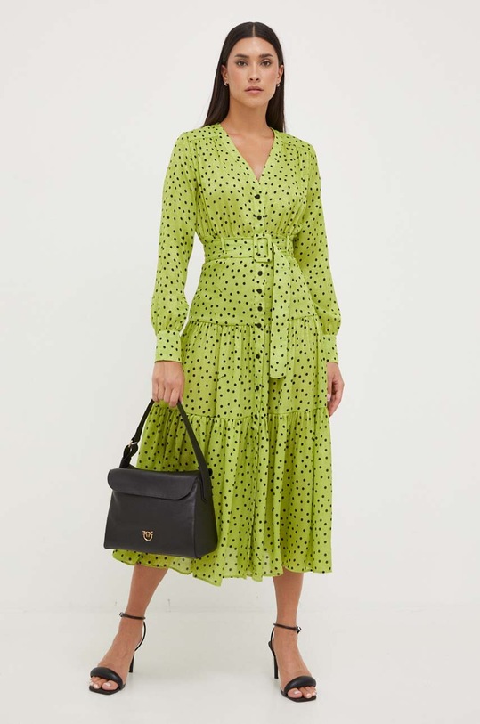 Платье Pinko 101838.A0ZK зелёный AW23
