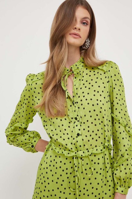 Pinko sukienka zielony 101493.A0ZK