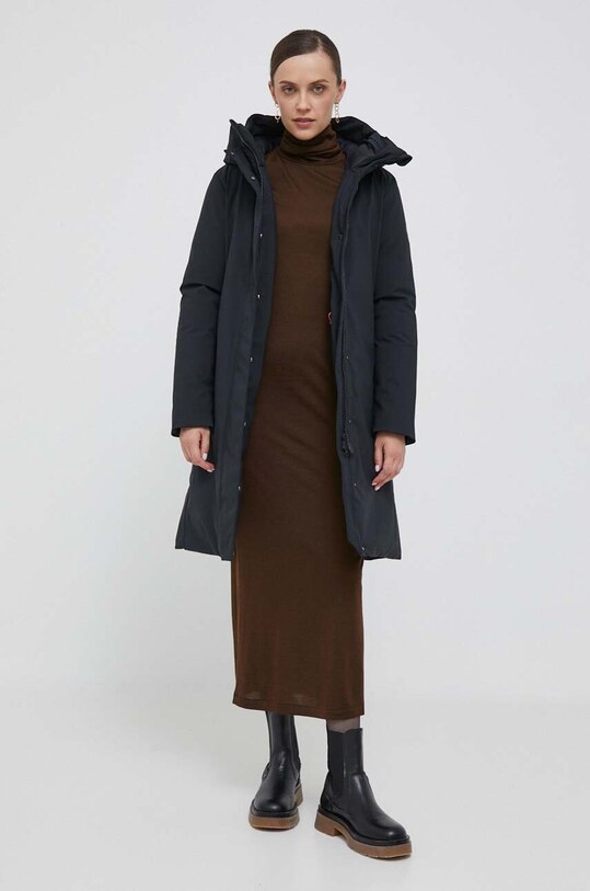 Вовняна сукня Polo Ralph Lauren 211910165 коричневий AW23
