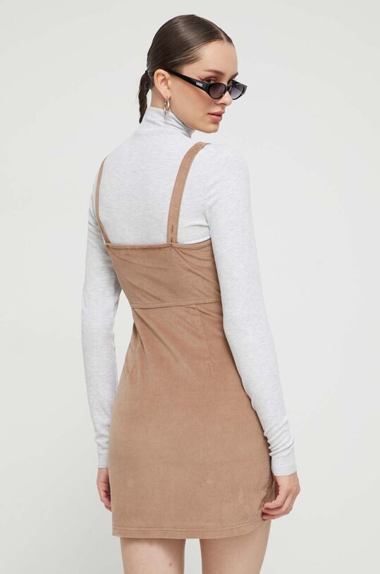 Odzież Hollister Co. sukienka sztruksowa KI359.3007.400 brązowy