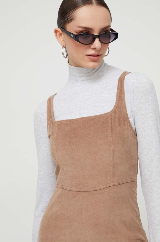 Hollister Co. sukienka sztruksowa brązowy KI359.3007.400