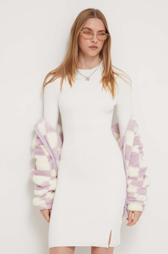 Φόρεμα Hollister Co. μακρύ μπεζ KI359.3062.178